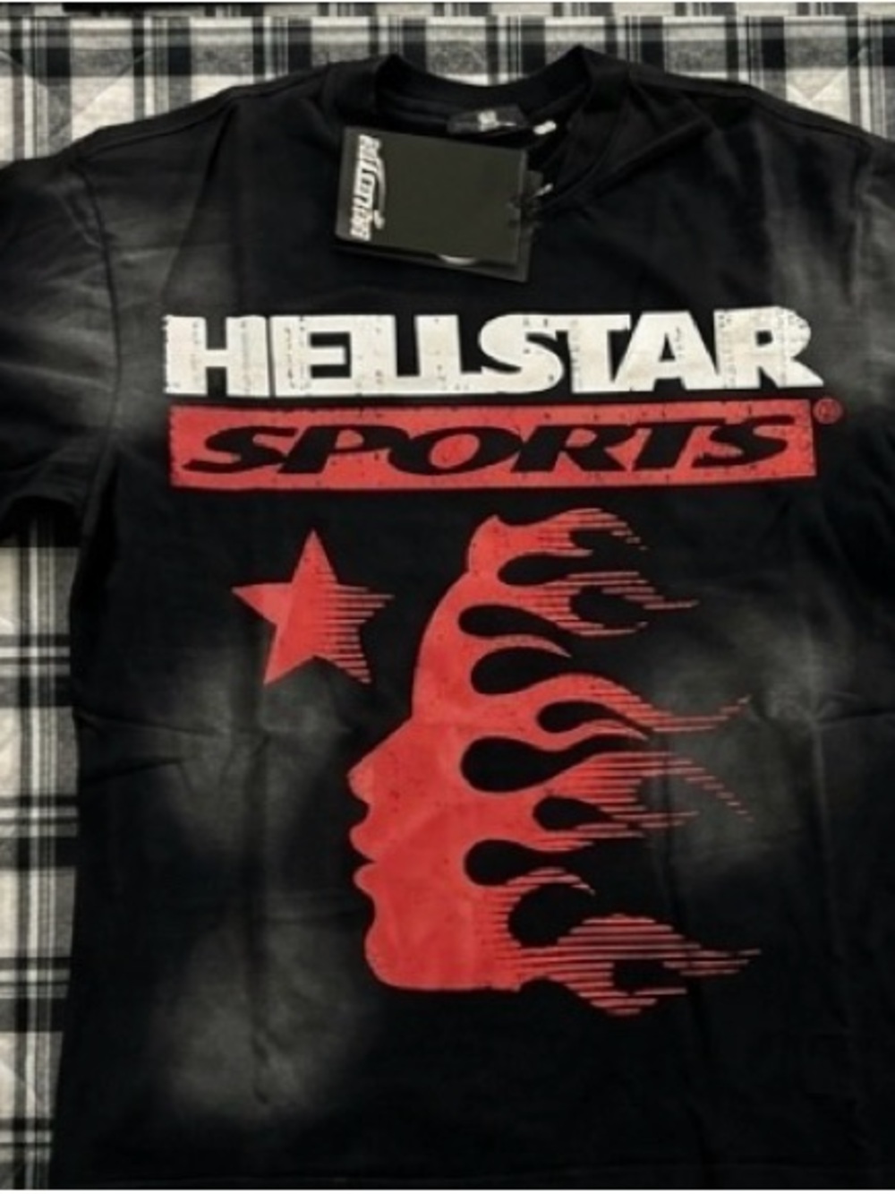 Hellstar Sports Men's Short Sleeve Graphic T-Shirt - Black/Red